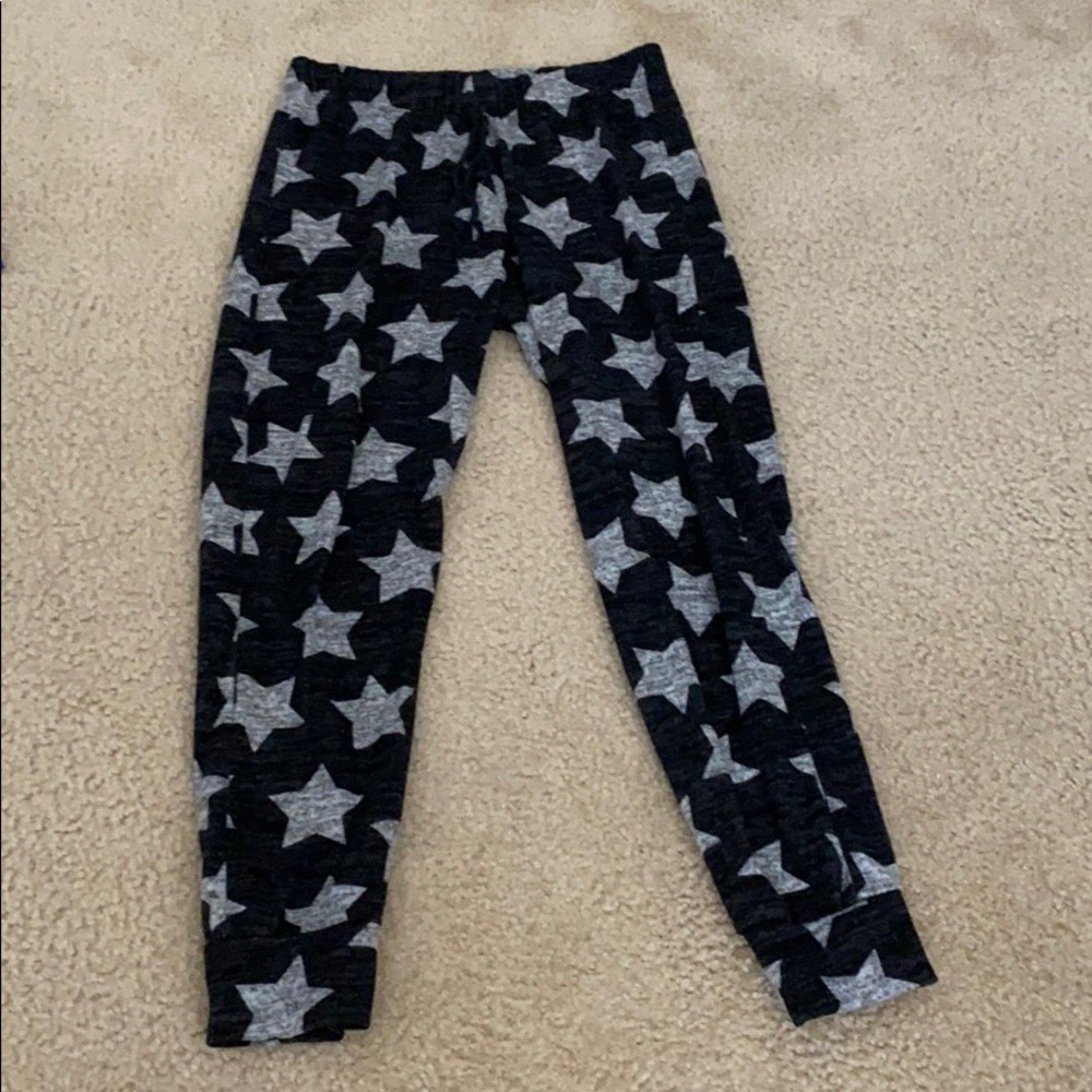 dark grey star ⭐️ pj pants